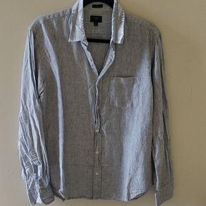 J Crew Factory Linen button down